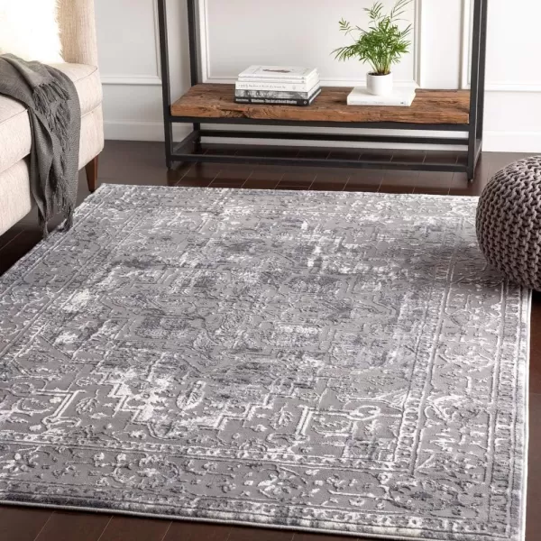 Artistic Weavers Odyssey Blue and Gray Updated Traditional 2 x 3 Area Rug 2 x 2112 x 211 Grey