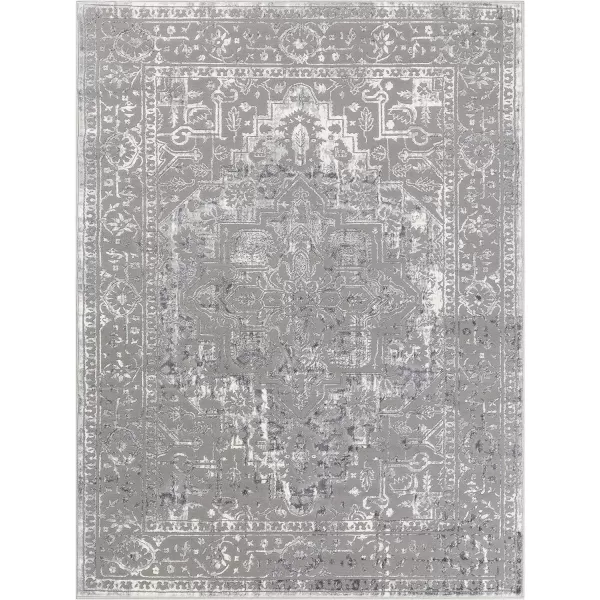 Artistic Weavers Odyssey Blue and Gray Updated Traditional 2 x 3 Area Rug 2 x 211710 x 103 Grey