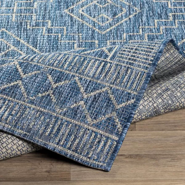 Artistic Weavers Olympia Bohemian Outdoor Area Rug 53 x 77 Navy2 x 211 Navy