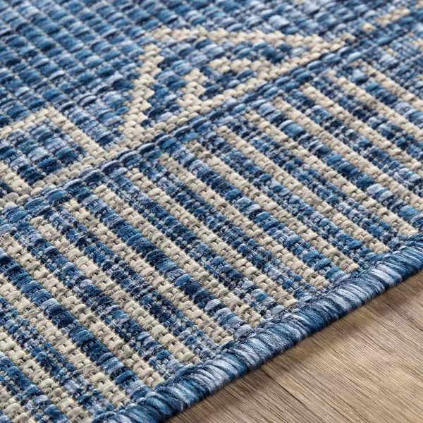 Artistic Weavers Olympia Bohemian Outdoor Area Rug 53 x 77 Navy2 x 211 Navy