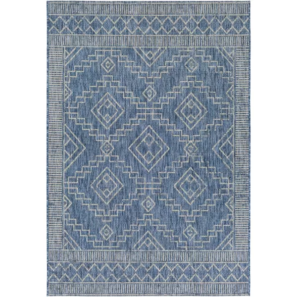 Artistic Weavers Olympia Bohemian Outdoor Area Rug 53 x 77 Navy2 x 211 Navy