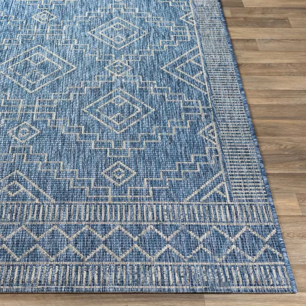 Artistic Weavers Olympia Bohemian Outdoor Area Rug 53 x 77 Navy2 x 211 Navy