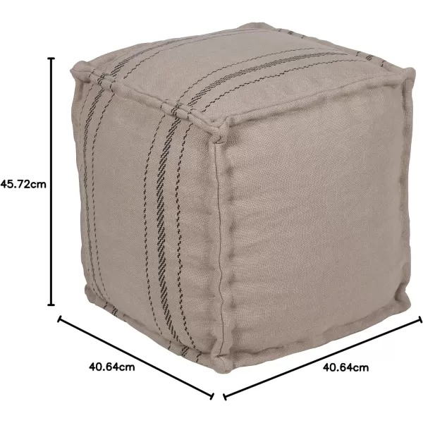 Artistic Weavers Oneida Pouf 16 x 16 x 18 Khaki16 x 16 x 18 Khaki