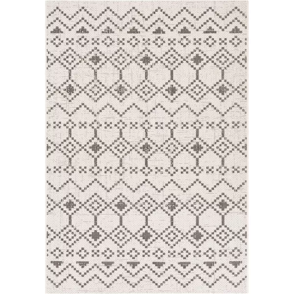 Artistic Weavers Orlando Bohemian Outdoor Area Rug53 x 77White53 x 77 White