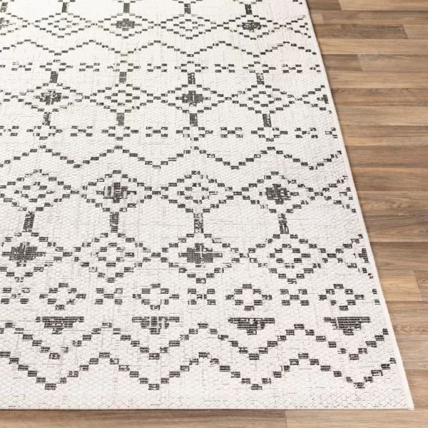 Artistic Weavers Orlando Bohemian Outdoor Area Rug53 x 77White67 x 9 White