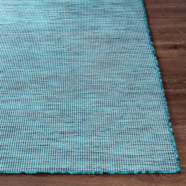 Artistic Weavers Oswin Outdoor Traditional Area Rug 51 x 7 Blue26 x 4 Teal