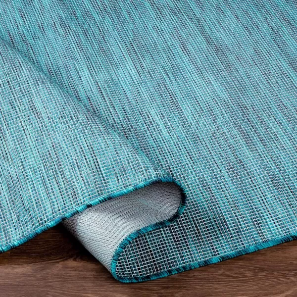 Artistic Weavers Oswin Outdoor Traditional Area Rug 51 x 7 Blue26 x 4 Teal