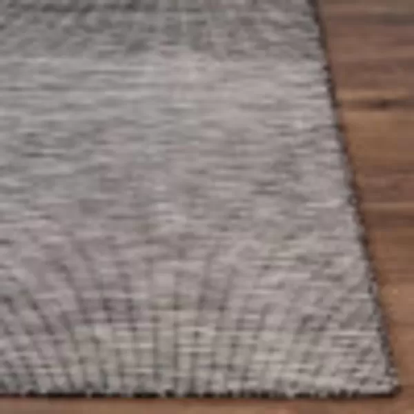 Artistic Weavers Oswin Outdoor Traditional Area Rug 51 x 7 Blue26 x 73 Dark Grey
