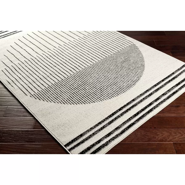 Artistic Weavers Penrod Modern Geometric Area Rug710 x 10BlackIvoryBlackIvory 27 x 73