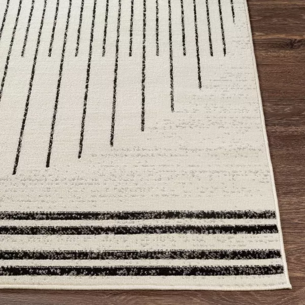 Artistic Weavers Penrod Modern Geometric Area Rug710 x 10BlackIvoryBlackIvory 27 x 73