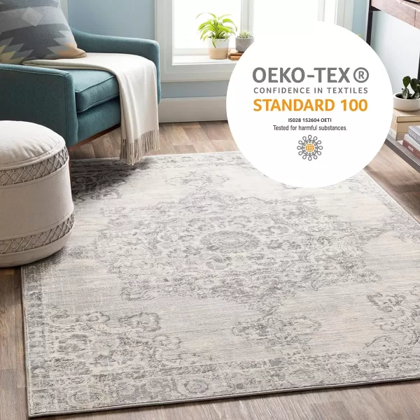 Artistic Weavers Perla Area Rug 53 x 73 Silver Grey53 x 73 Silver Grey