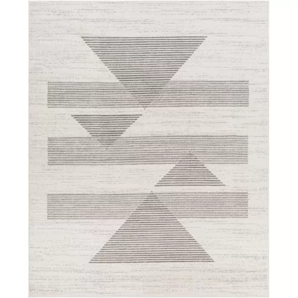 Artistic Weavers Pisa Abstract Geometric Area Rug5 x 7Light Grey710 x 10