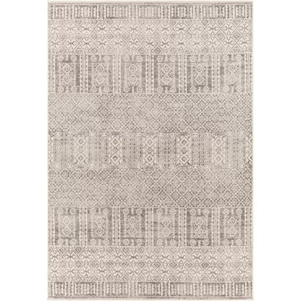 Artistic Weavers Pisa Vintage Boho Area Rug5 x 7Light Grey5 x 7