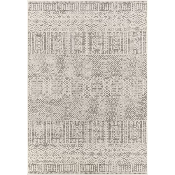 Artistic Weavers Pisa Vintage Boho Area Rug5 x 7Light Grey710 x 10