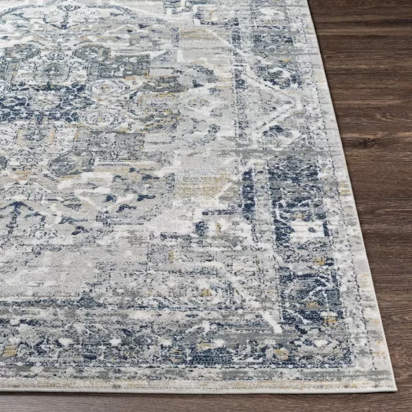 Artistic Weavers Raii Vintage Textured Area Rug 710 x 10 GrayDark Blue53 x 73 TaupeNavy