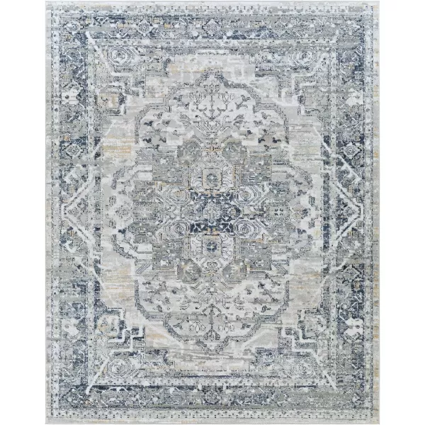 Artistic Weavers Raii Vintage Textured Area Rug 710 x 10 GrayDark Blue710 x 10 TaupeNavy