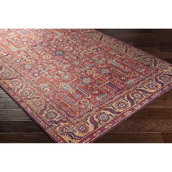 Artistic Weavers Rawle Oriental Border Area Rug5 x 76RedArtistic Weavers Rawle Oriental Border Area Rug5 x 76Red