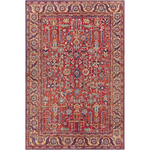 Artistic Weavers Rawle Oriental Border Area Rug5 x 76RedArtistic Weavers Rawle Oriental Border Area Rug5 x 76Red