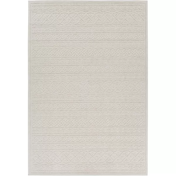 Artistic Weavers Rebecca Outdoor Bohemian Area Rug 53 x 73 Medium Gray2 x 211 Cream