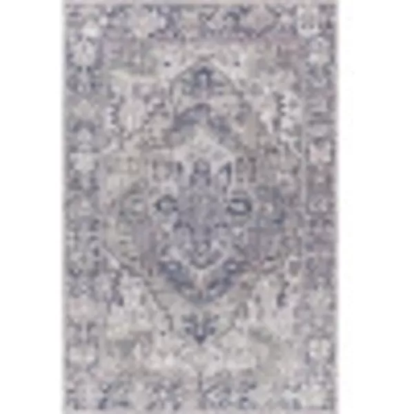 Artistic Weavers Reeta Printed Medallion Area Rug10 SquareBright RedWheat2 ft 3 in x 3 ft 9 in Charcoal