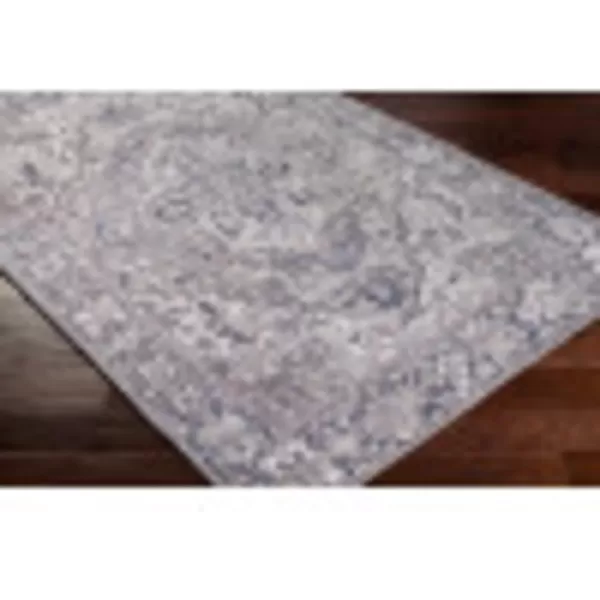 Artistic Weavers Reeta Printed Medallion Area Rug10 SquareBright RedWheat2 ft 3 in x 3 ft 9 in Charcoal