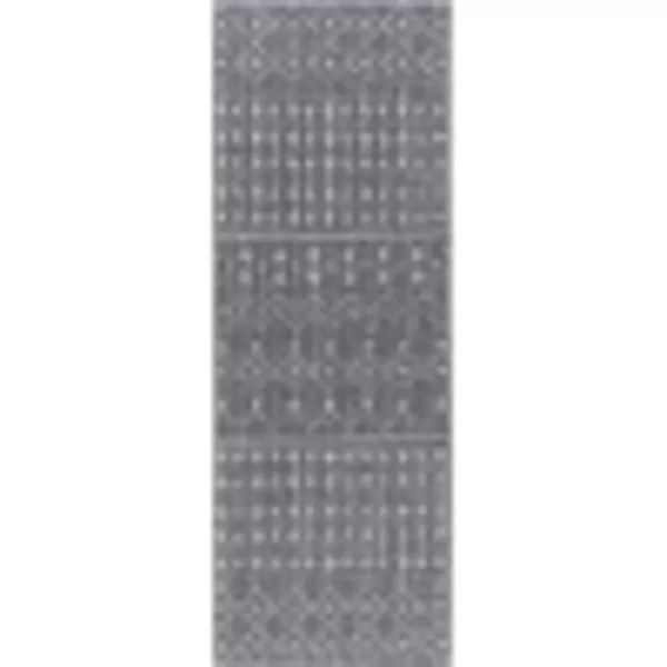 Artistic Weavers Riva Outdoor Global Area Rug26 x 73 Dark Gray