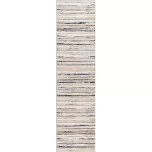 Artistic Weavers Robin Modern Striped Area Rug53 x 71Ivory27 x 10 Ivory