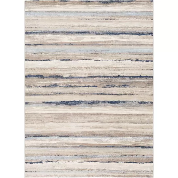 Artistic Weavers Robin Modern Striped Area Rug53 x 71Ivory67 Round Ivory