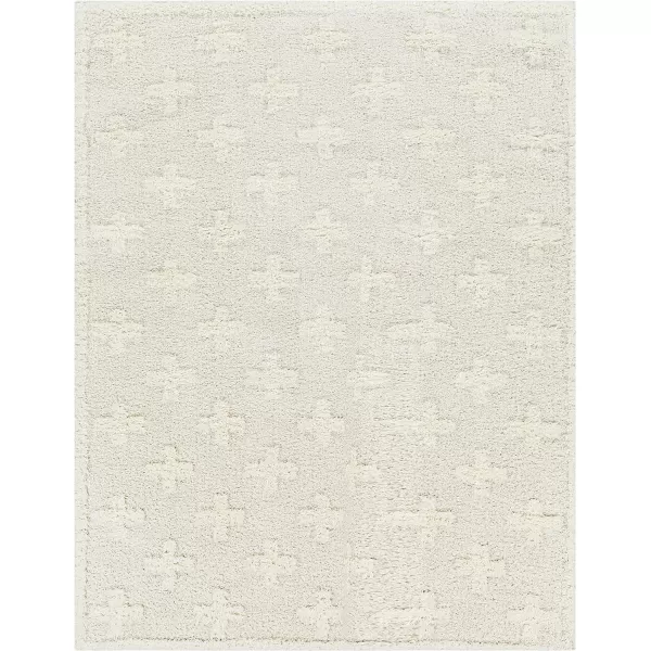 Artistic Weavers Rodos Modern Swiss Cross Shag Rug710 x 10Tan53 x 7