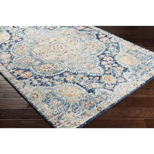 Artistic Weavers Romaine Vintage Medallion Area Rug 710 x 103 Sky BlueNavy 2 x 3