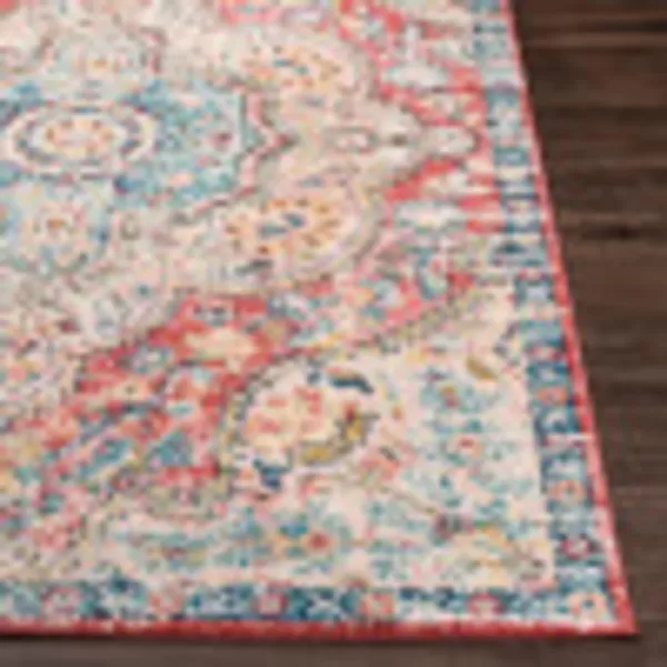 Artistic Weavers Romaine Vintage Medallion Area Rug 710 x 103 Sky BlueRoseNavy 2 x 3