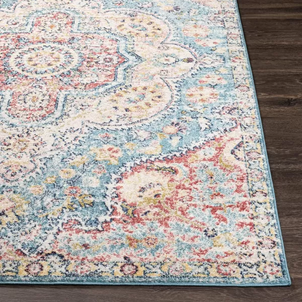 Artistic Weavers Romaine Vintage Medallion Area Rug 710 x 103 Sky BlueSky Blue 27 x 76