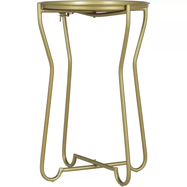 Artistic Weavers Ronnelle End Table 15 x 15 x 22 Black 22 H x 15 W x 15 D GoldGold