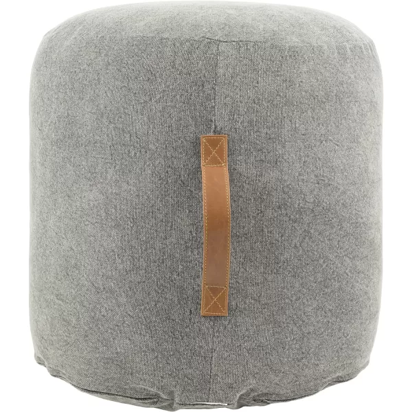 Artistic Weavers Sadee Pouf 18 H W x 20 D Light GrayArtistic Weavers Sadee Pouf 18 H W x 20 D Light Gray