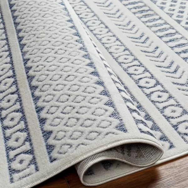 Artistic Weavers San Diego Area Rug 53 x 7 BlueWhiteArtistic Weavers San Diego Area Rug 53 x 7 BlueWhite