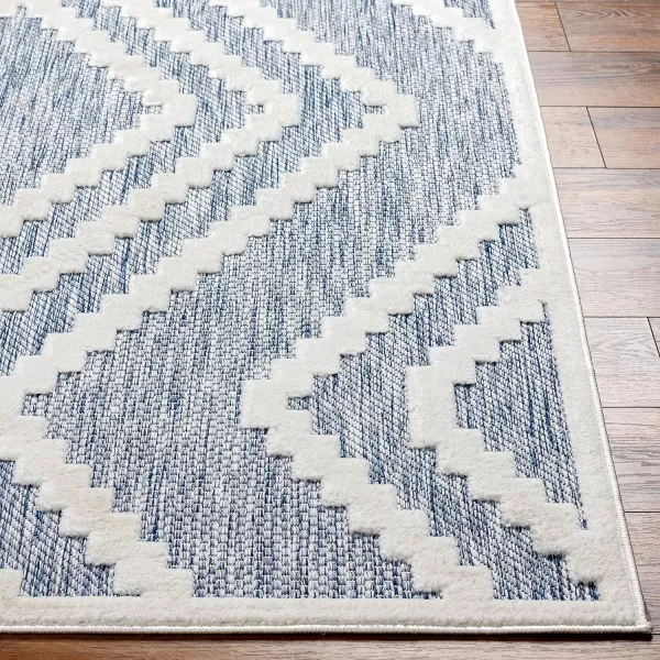 Artistic Weavers San Diego Mid Century Modern Textured Outdoor Area Rug53 x 7Brown53 x 7 Grey