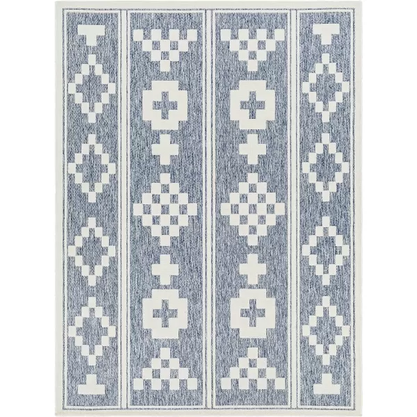 Artistic Weavers San Diego Outdoor Geometric Area Rug53 x 7Blue53 x 7