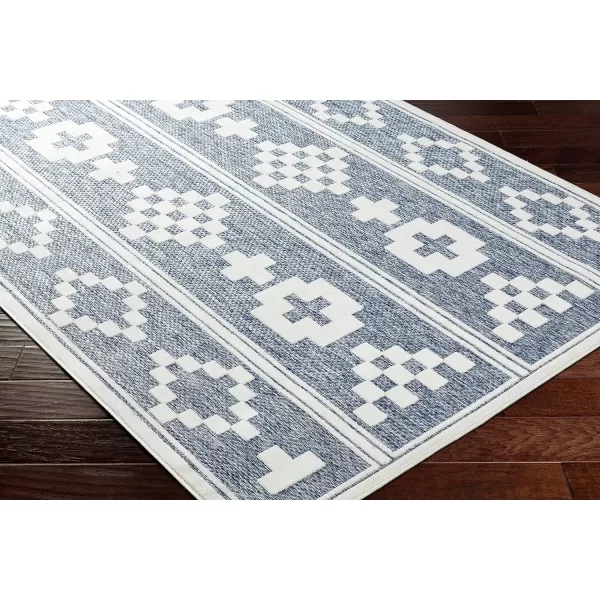 Artistic Weavers San Diego Outdoor Geometric Area Rug53 x 7Blue53 x 7