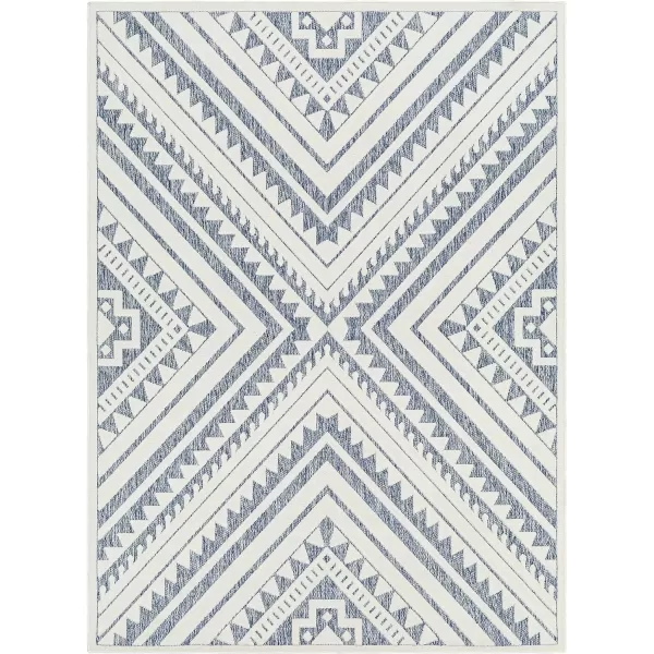 Artistic Weavers San Diego Outdoor Global Area Rug53 x 7Blue53 x 7