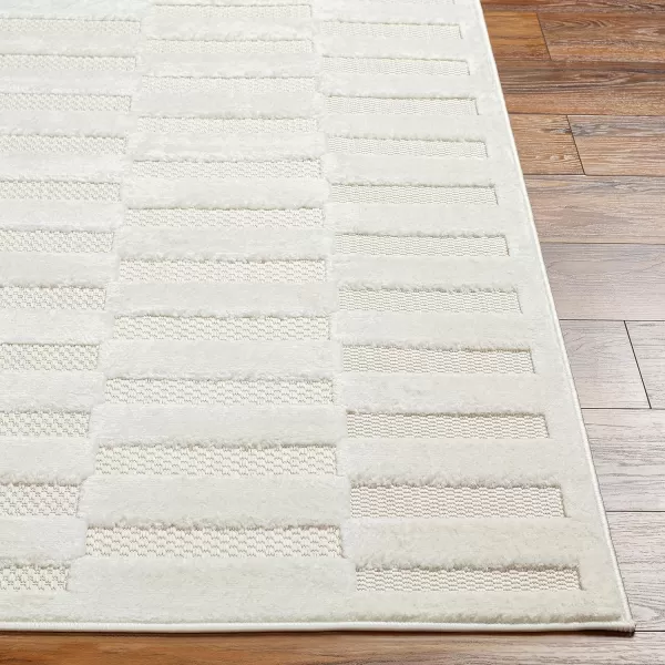 Artistic Weavers San Diego Outdoor Striped Area Rug53 x 7Cream53 x 7