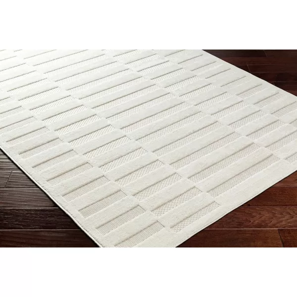 Artistic Weavers San Diego Outdoor Striped Area Rug53 x 7Cream53 x 7