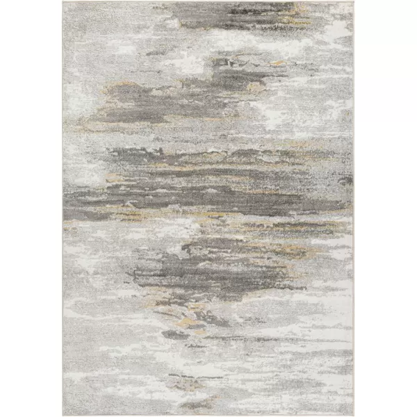 Artistic Weavers San Francisco Modern Abstract Area Rug 53 x 7 GrayGrey 53 x 7