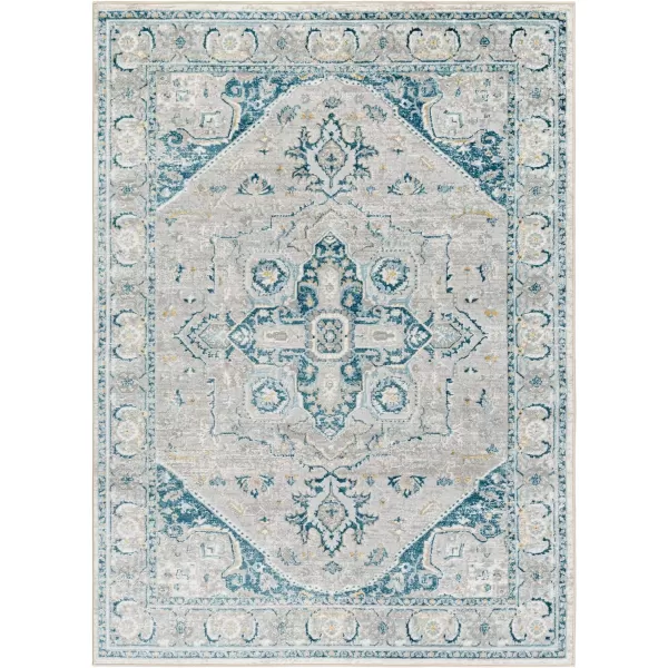 Artistic Weavers San Francisco Vintage Medallion Area Rug 53 x 7 BlueBlue 53 x 7