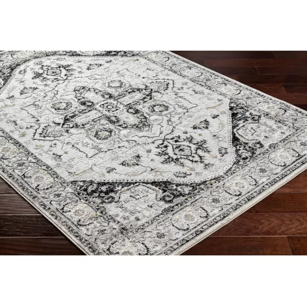 Artistic Weavers San Francisco Vintage Medallion Area Rug 53 x 7 BlueCharcoal 53 x 7