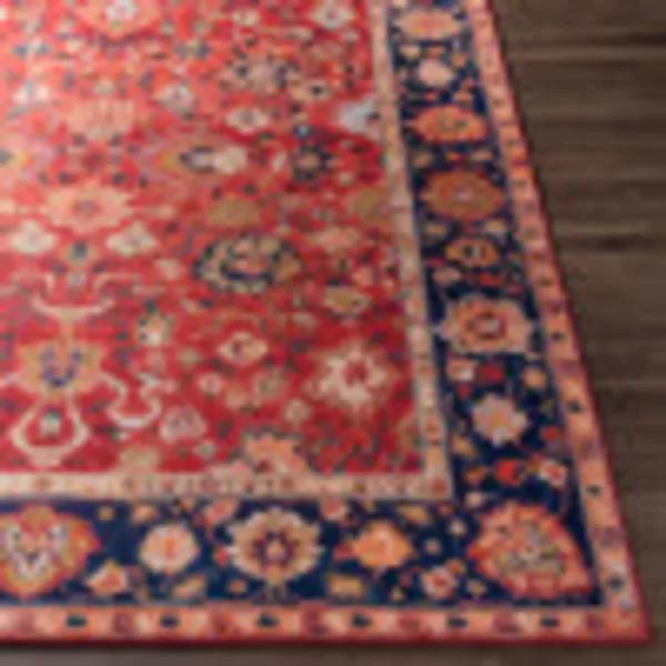 Artistic Weavers Sanka Border Oriental Area Rug 36 x 56 RedNavyArtistic Weavers Sanka Border Oriental Area Rug 36 x 56 RedNavy