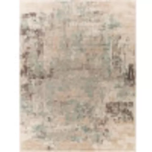 Artistic Weavers Sanna Vintage Shag Area Rug 710 x 103 TealMedium Brown710 x 103 Teal Medium Brown