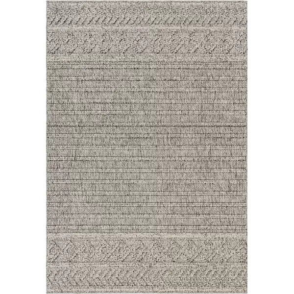 Artistic Weavers Sarasota Bohemian Outdoor Area Rug53 x 7BlackBlack 710 x 10