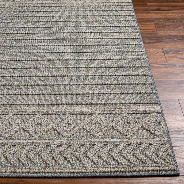 Artistic Weavers Sarasota Bohemian Outdoor Area Rug53 x 7BlackDenimTaupe 2 x 39