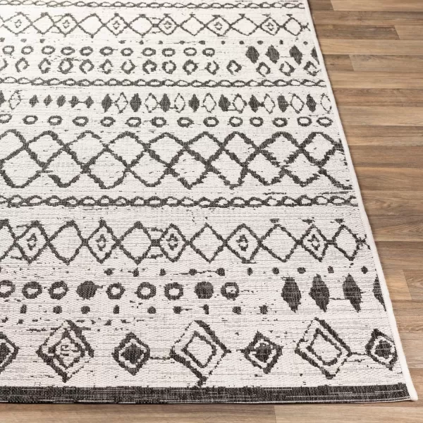 Artistic Weavers Sasha Bohemian Outdoor Area Rug 53 x 77 BlackBlack 10 x 14