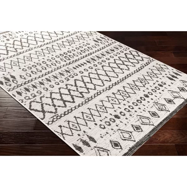 Artistic Weavers Sasha Bohemian Outdoor Area Rug 53 x 77 BlackBlack 10 x 14